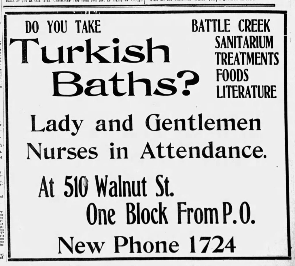 Do you take Turkish Baths?